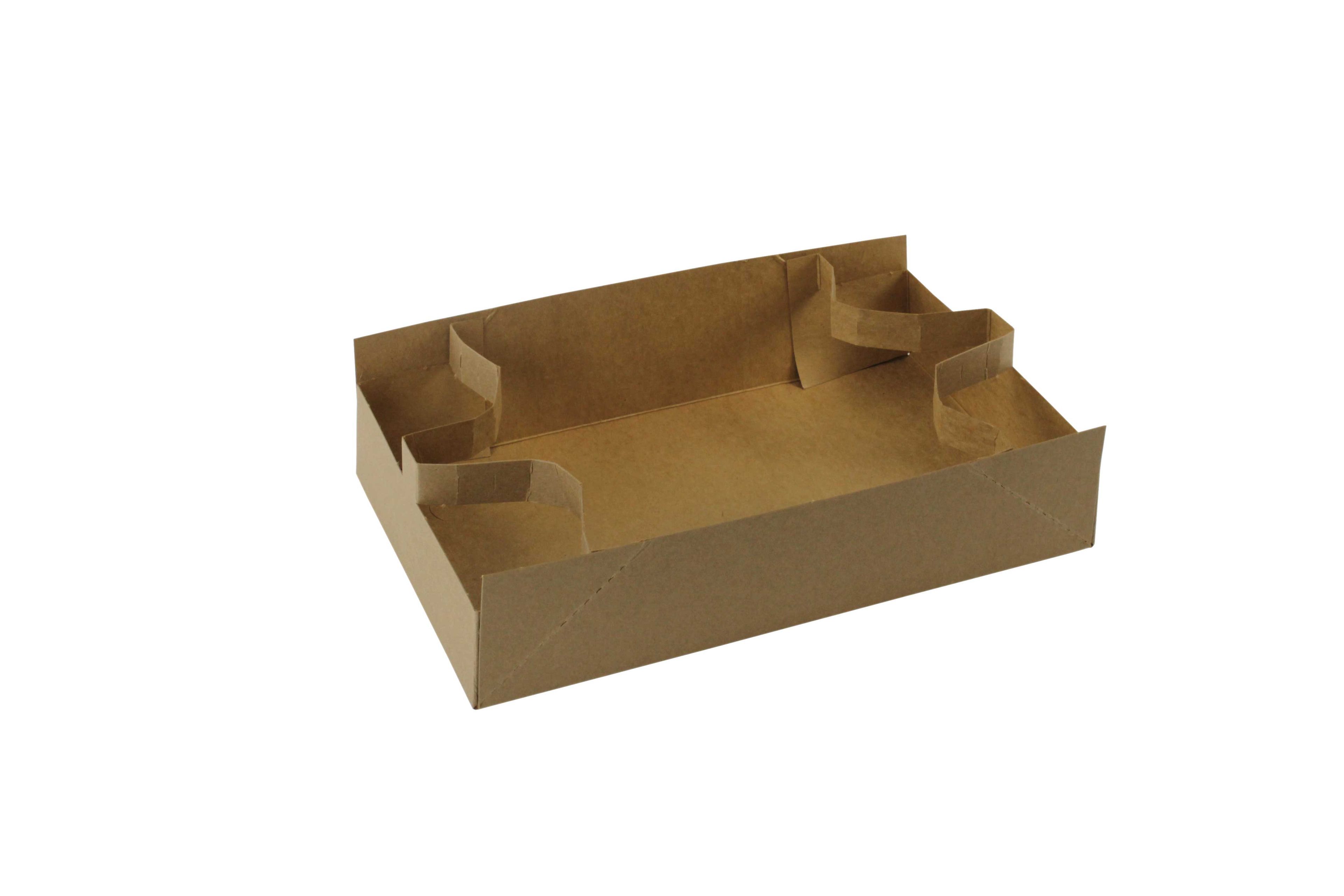 Boxit Kraft Cup Carrier, 10.875 X 6.625 X 2.625 Inch -- 250 Per Case
