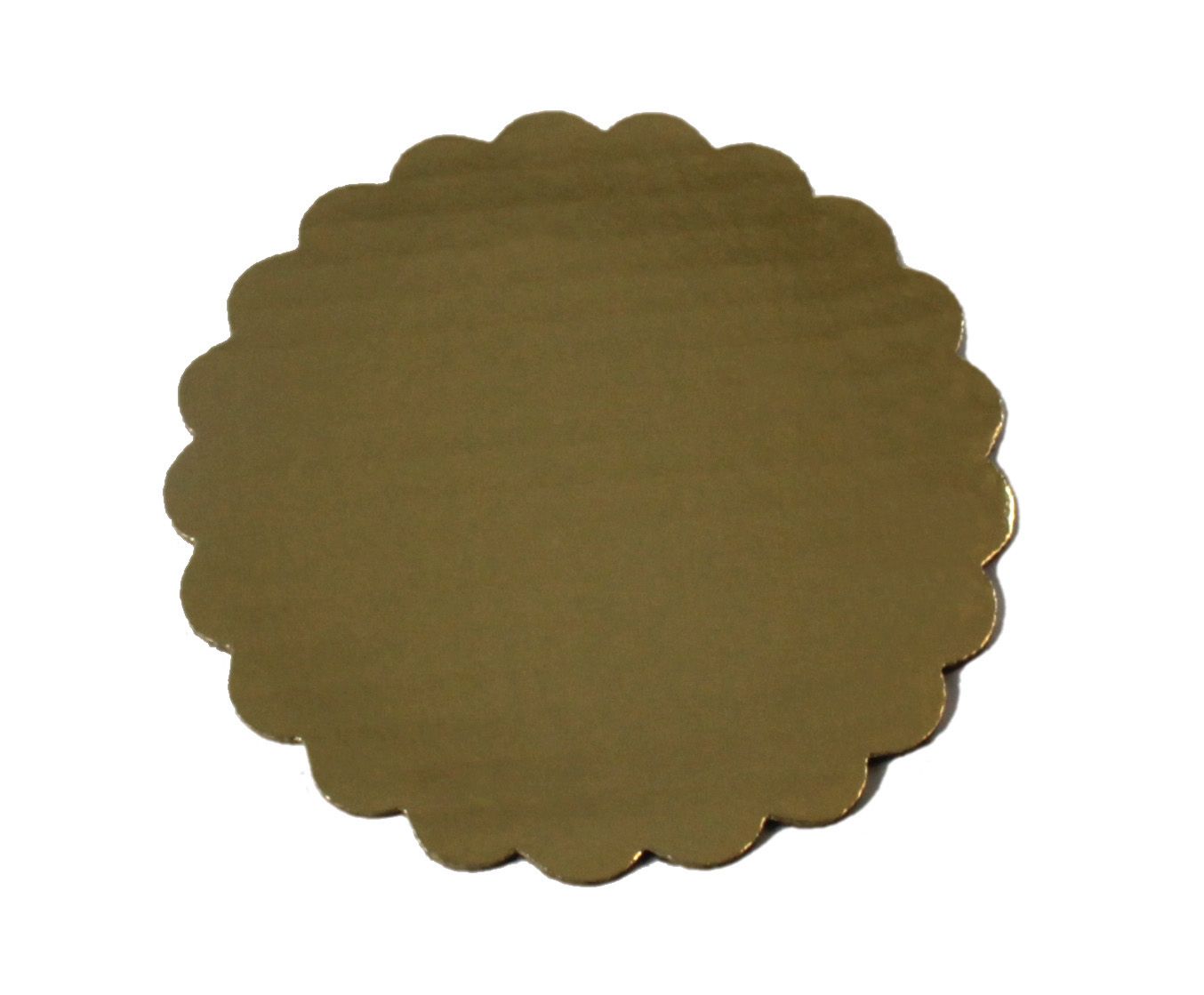 Boxit Gold Scalloped Cake Circle, 10 Inch -- 100 Per Case
