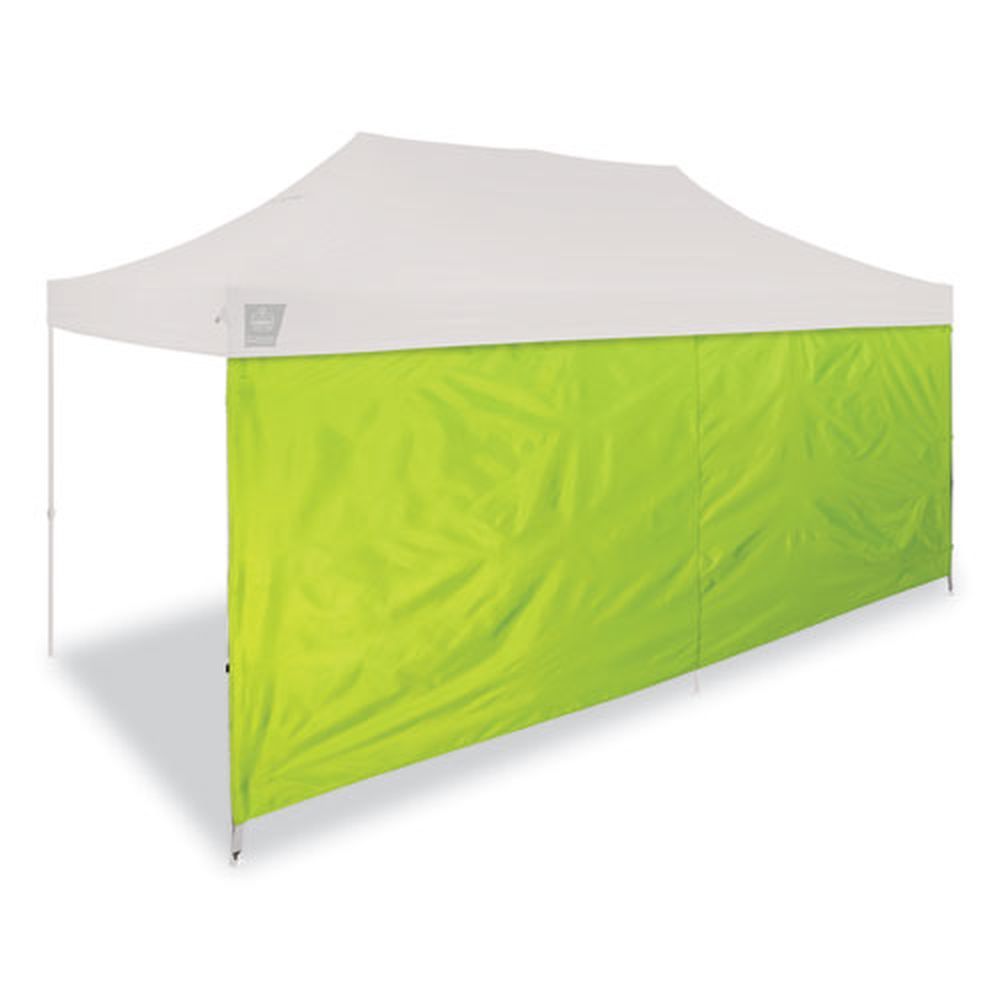 Ergodyne Shax 6097 Polyester Single Skin Lime Pop Up Tent Sidewall, 10 X 10 Feet