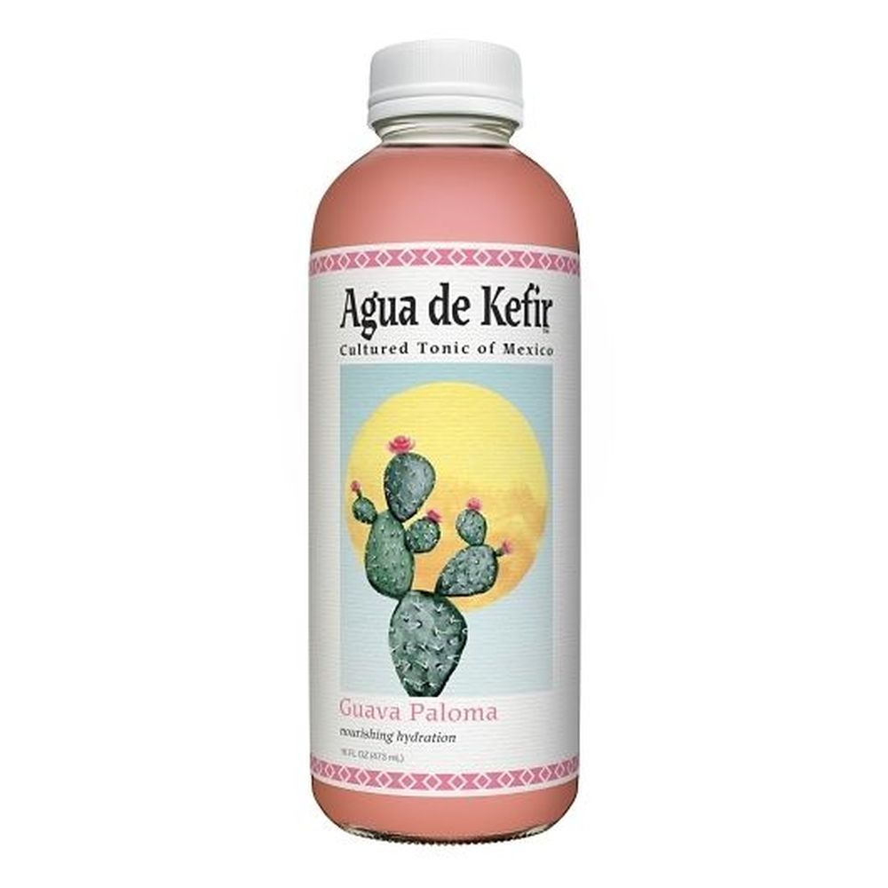 Gt's Agua De Kefir Guava Paloma, 16 Fluid Ounce -- 12 Per Case