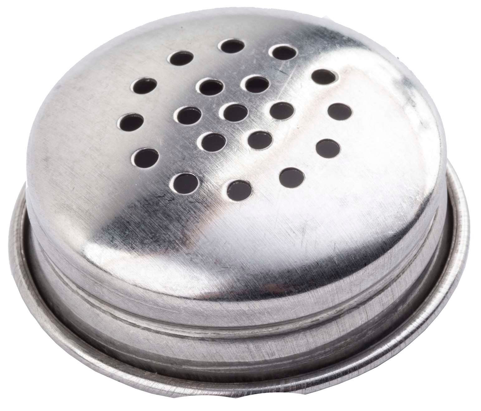 Tablecraft Stainless Steel Top For Glass Salt And Pepper Shaker -- 24 Per Case