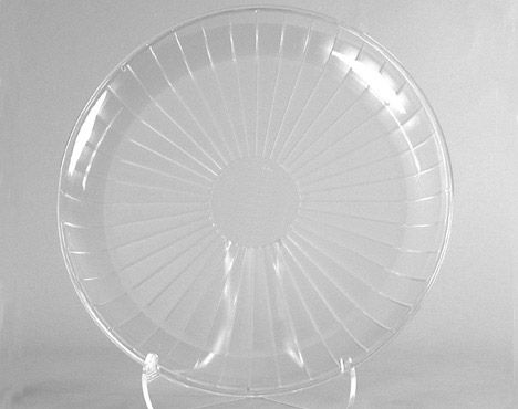 Wna Clear Polystyrene Catering Platter, 12 Inch -- 25 Per Case