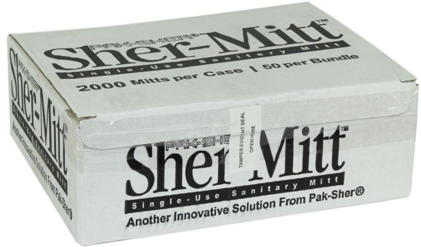Pak-sher Poly Burger Food Mitt, 8 X 8 Inch -- 2000 Per Case