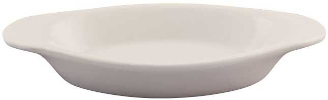 Vertex Buckingham Wide Rim Rolled Edge Oval Welsh Rarebit, 8 Ounce -- 36 Per Case