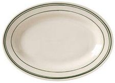 Del Mar Green Platter, 11.5 Inch -- 12 Per Case