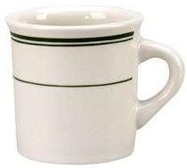 Del Mar Green Mug, 8 Ounce -- 36 Per Case