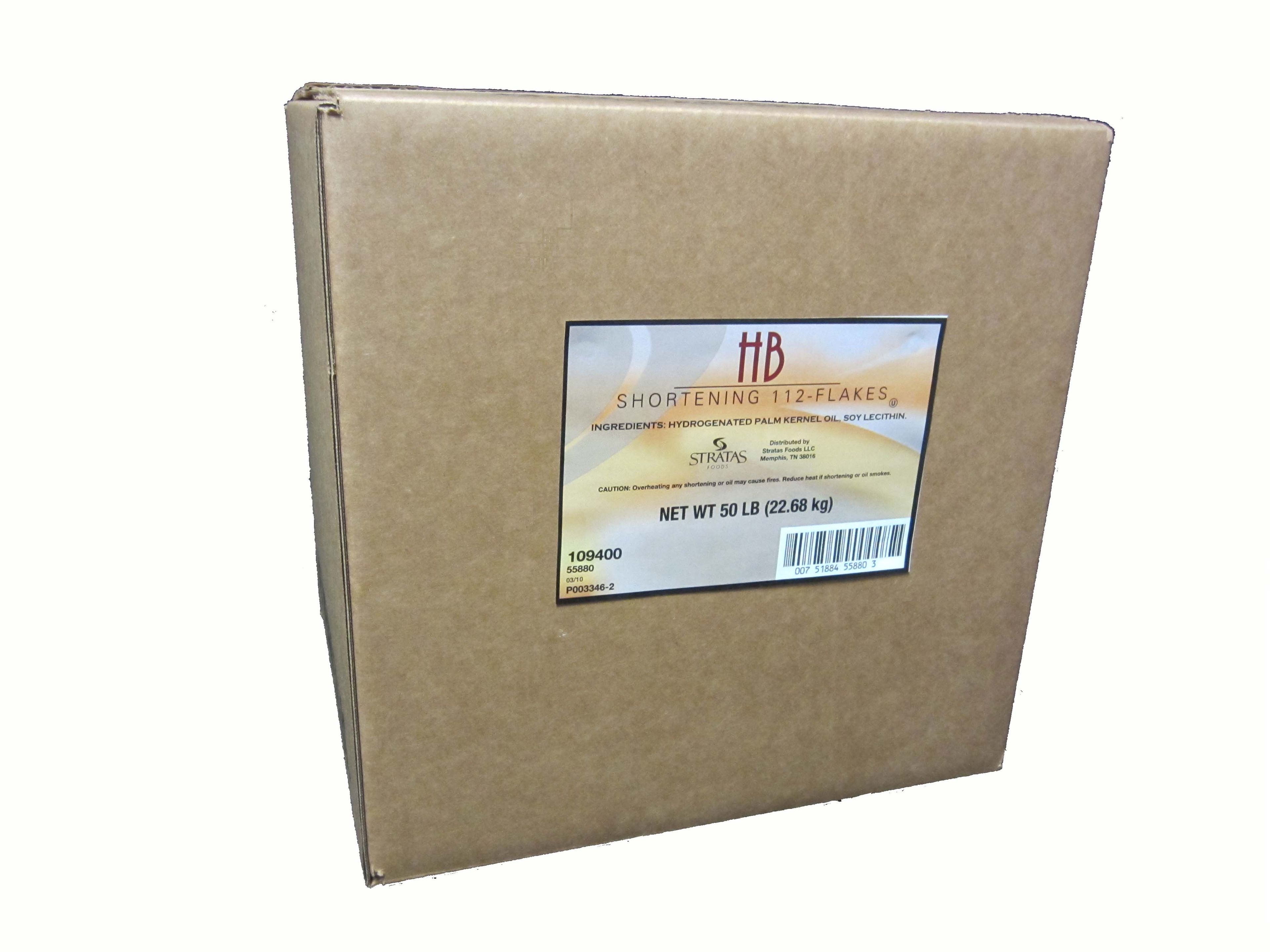 Hb Shortening 112-flakes, 50 Pound