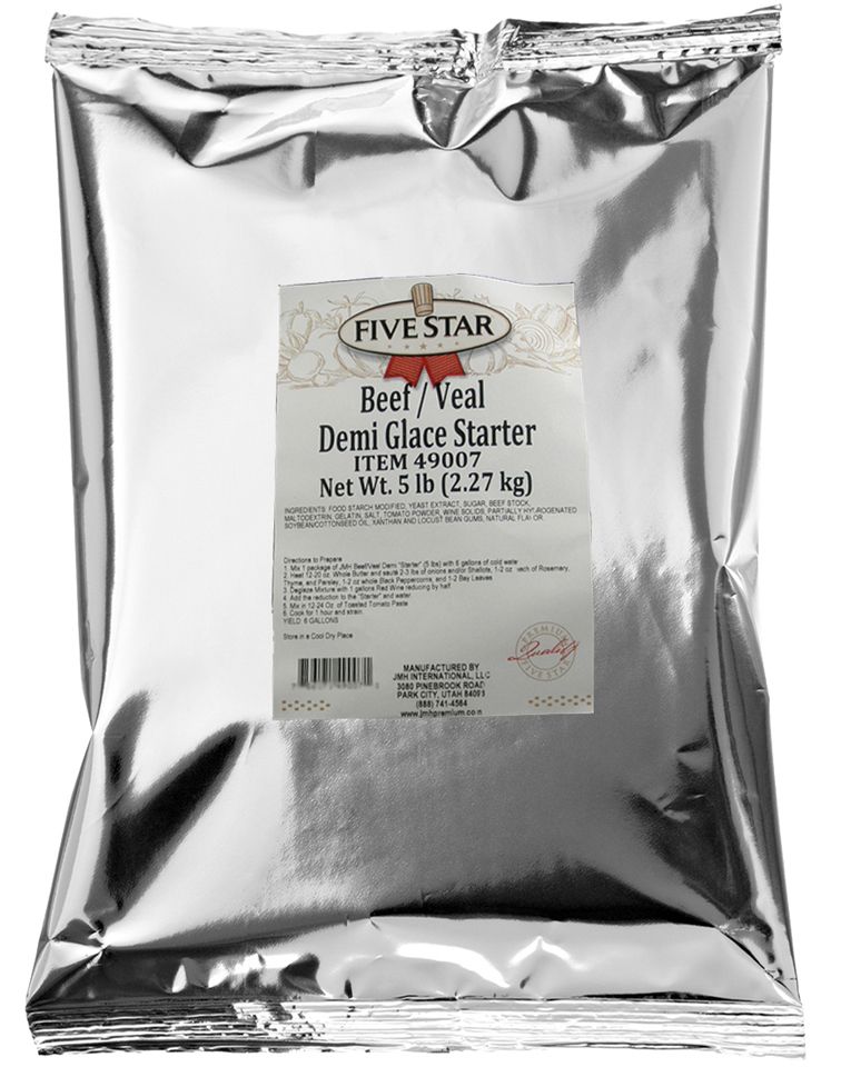 Five Star Demi Glace Beef Sauce Powder, 5 Pound -- 6 Per Case