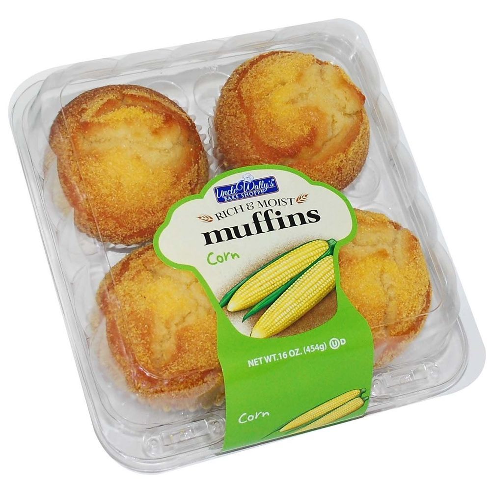 Uncle Wally's Large Corn Muffin, 16 Ounce -- 6 Per Case