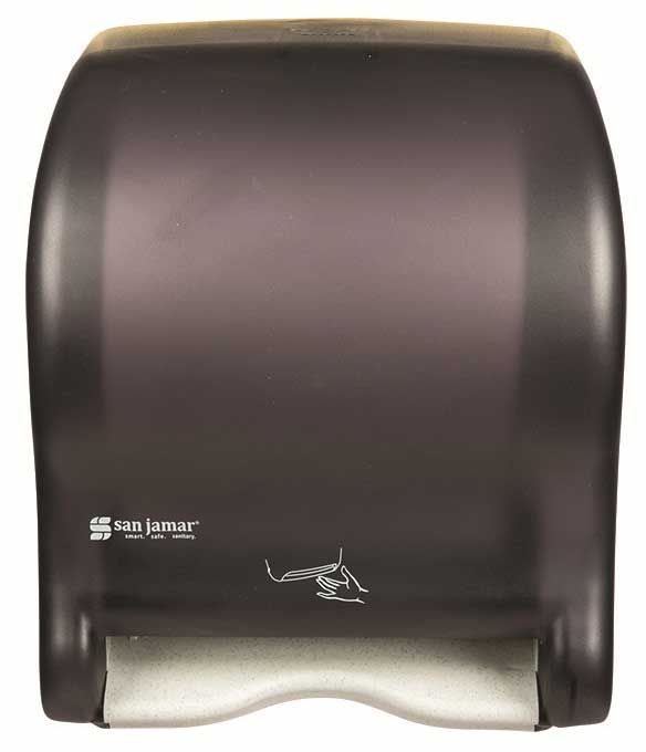 San Jamar Smart Essence Classic Black Pearl Automatic Paper Towel Dispenser