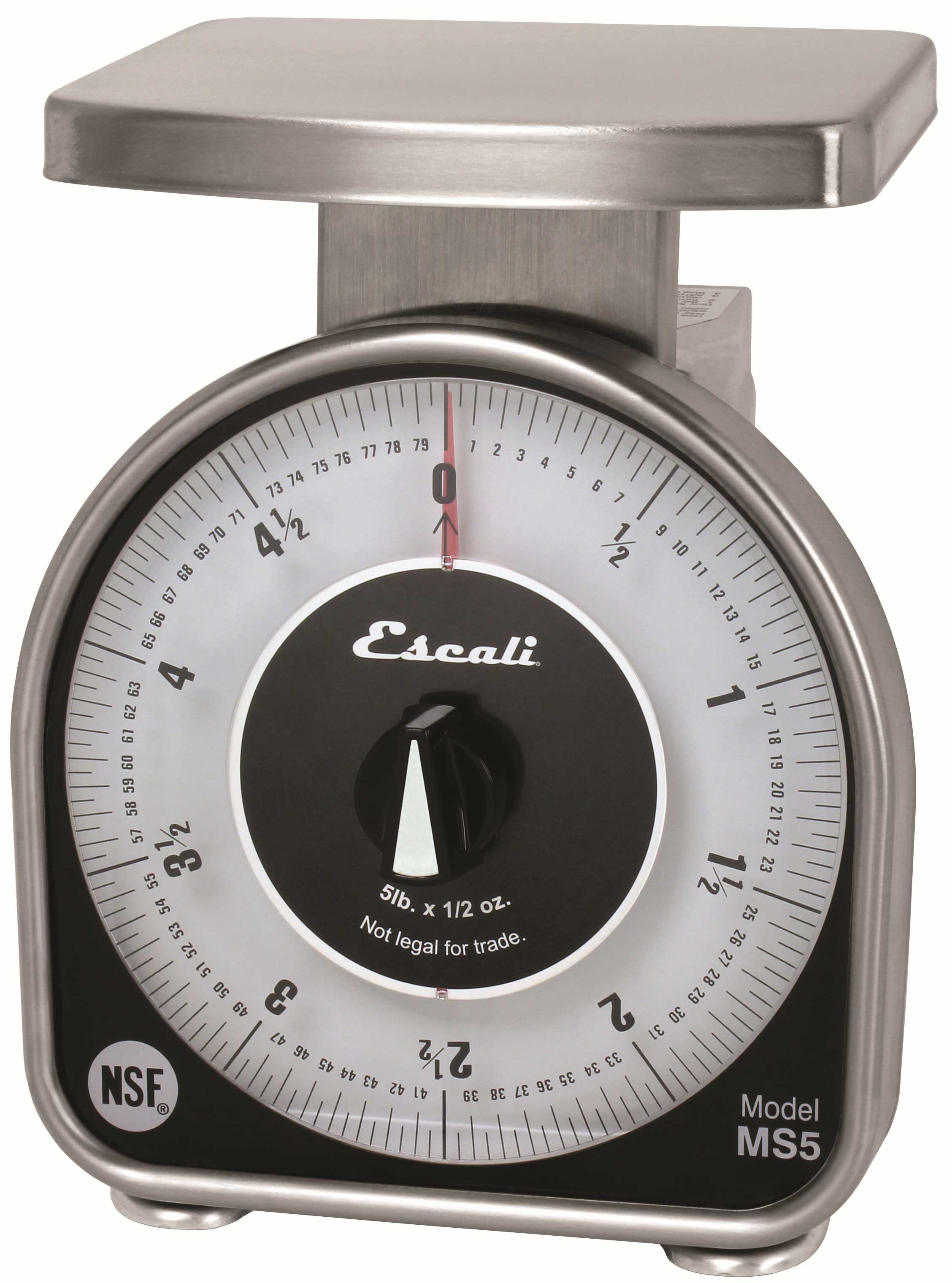 San Jamar Mechanical Dial Scale, 5 Pound