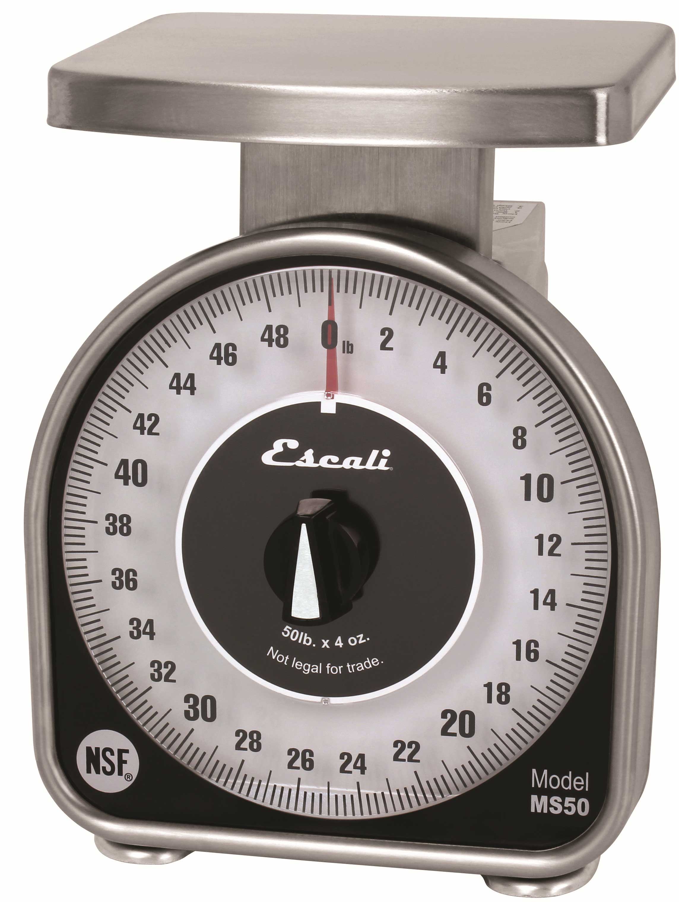 San Jamar Mechanical Dial Scale, 50 Pound