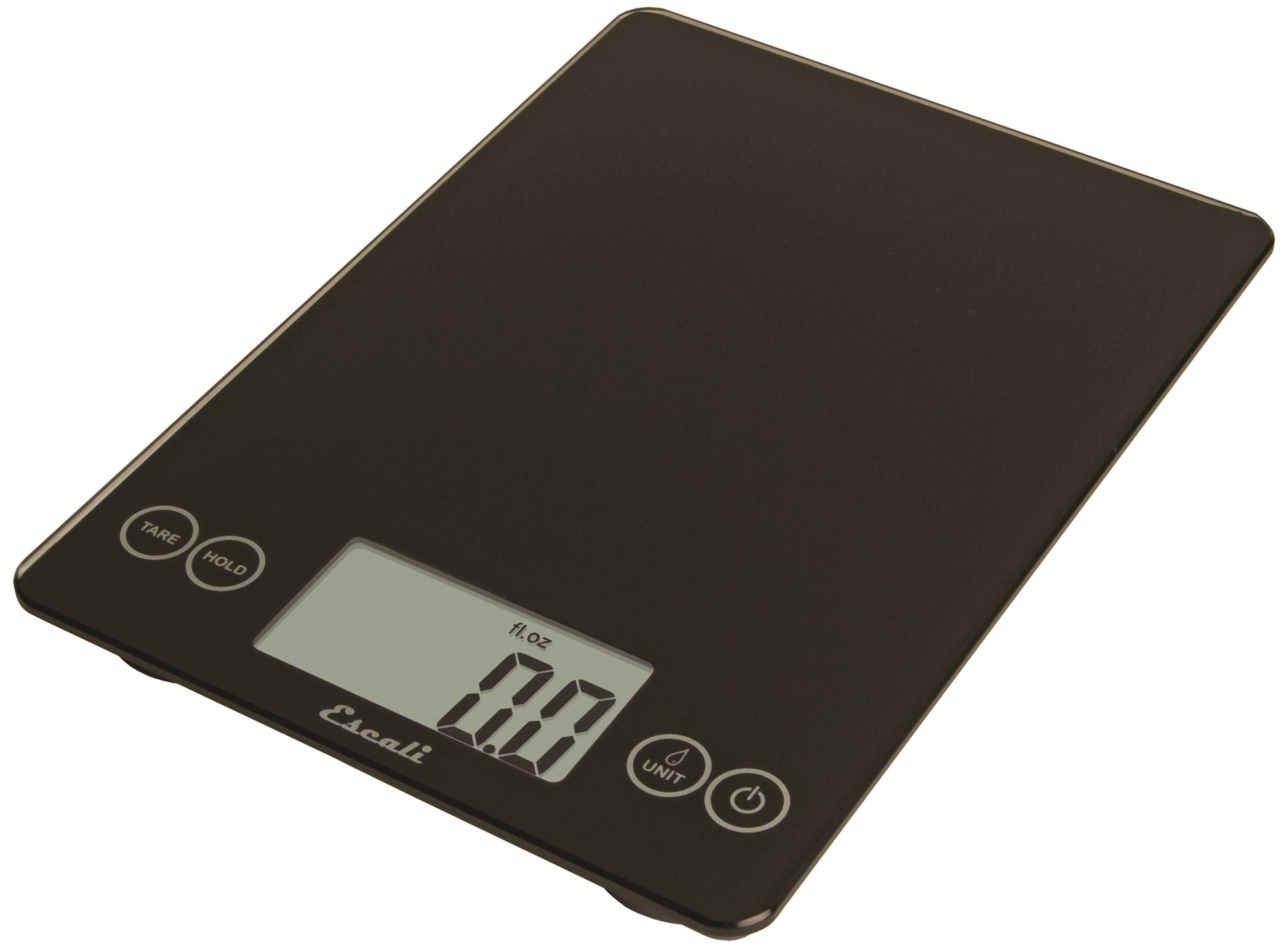 San Jamar Black Glass Digital Scale, 115 Pound
