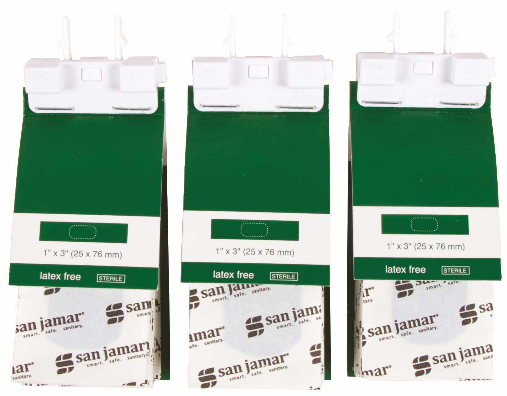 San Jamar Blue Strip Bandage Refill Cartridge For Mani Kare Bandage Dispenser -- 3 Per Case