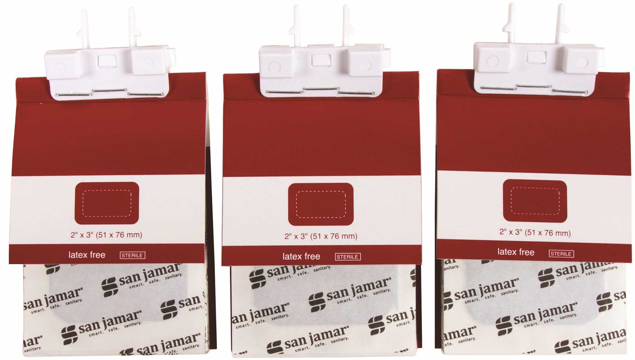 San Jamar Blue Large Patch Bandage Refill Cartridge For Mani Kare Bandage Dispenser -- 3 Per Case