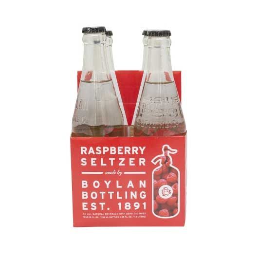Boylan Bottling Co Raspberry Seltzer, 12 Ounce -- 24 Per Case
