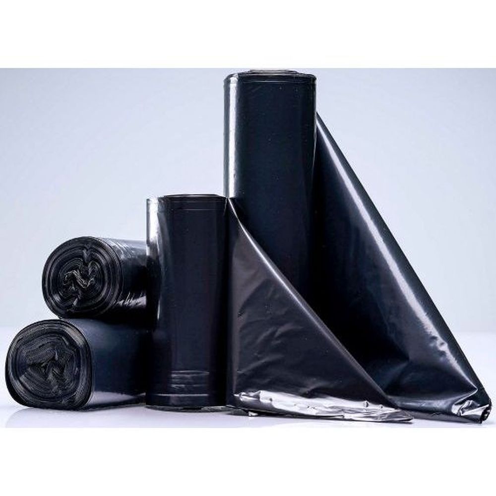 Inteplast Group 1.5 Mil Black 38 X 58 Inch Low Density Heavy Can Liner, 20 Count -- 5 Per Case
