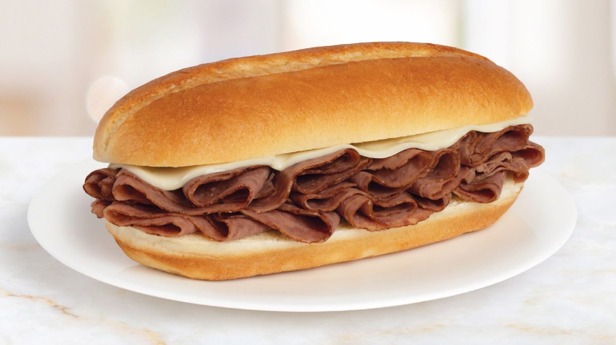 Raybern's Thinly Sliced Philly Cheesesteak On Hoagie Roll, 10 Ounce -- 6 Per Case