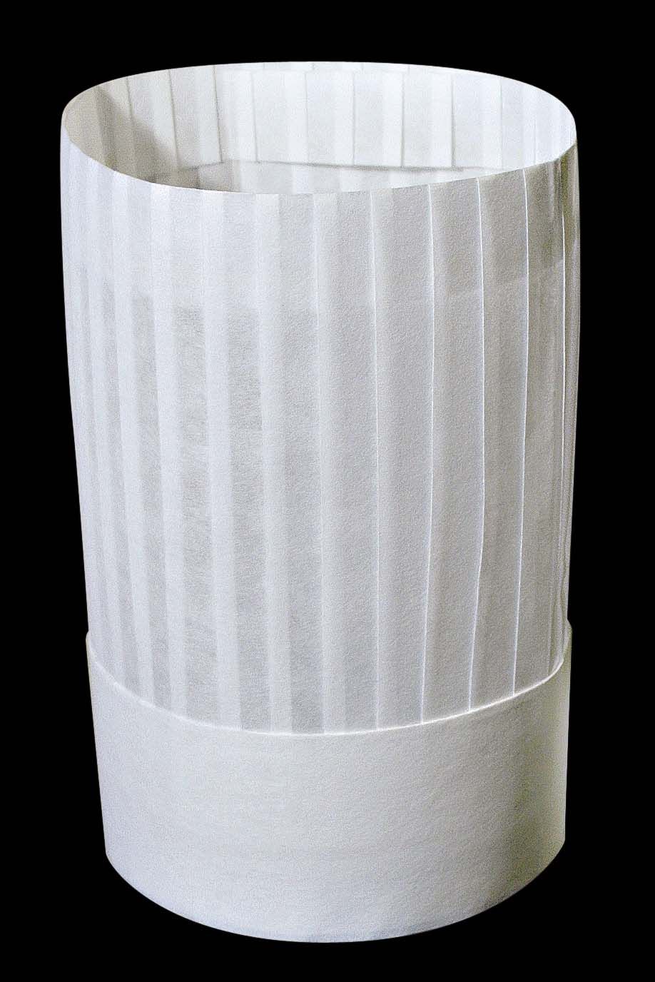 Cellucap Pleated Style Fully Formed Flat Pack Non Woven Chef Hat, 11 Inch -- 100 Per Case
