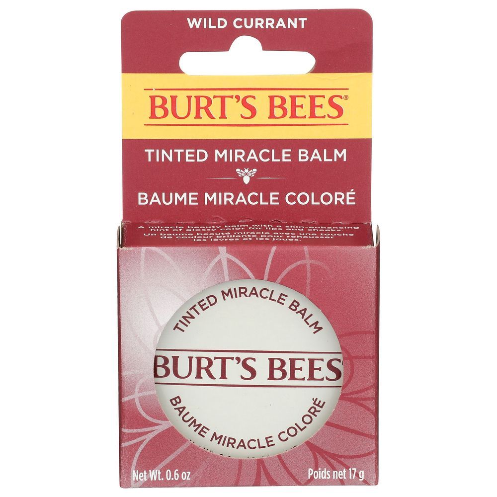 Burts Bees Baume Miracle Colore Wild Currant Tinted Miracle Balm, 0.6 Ounce -- 2 Per Case