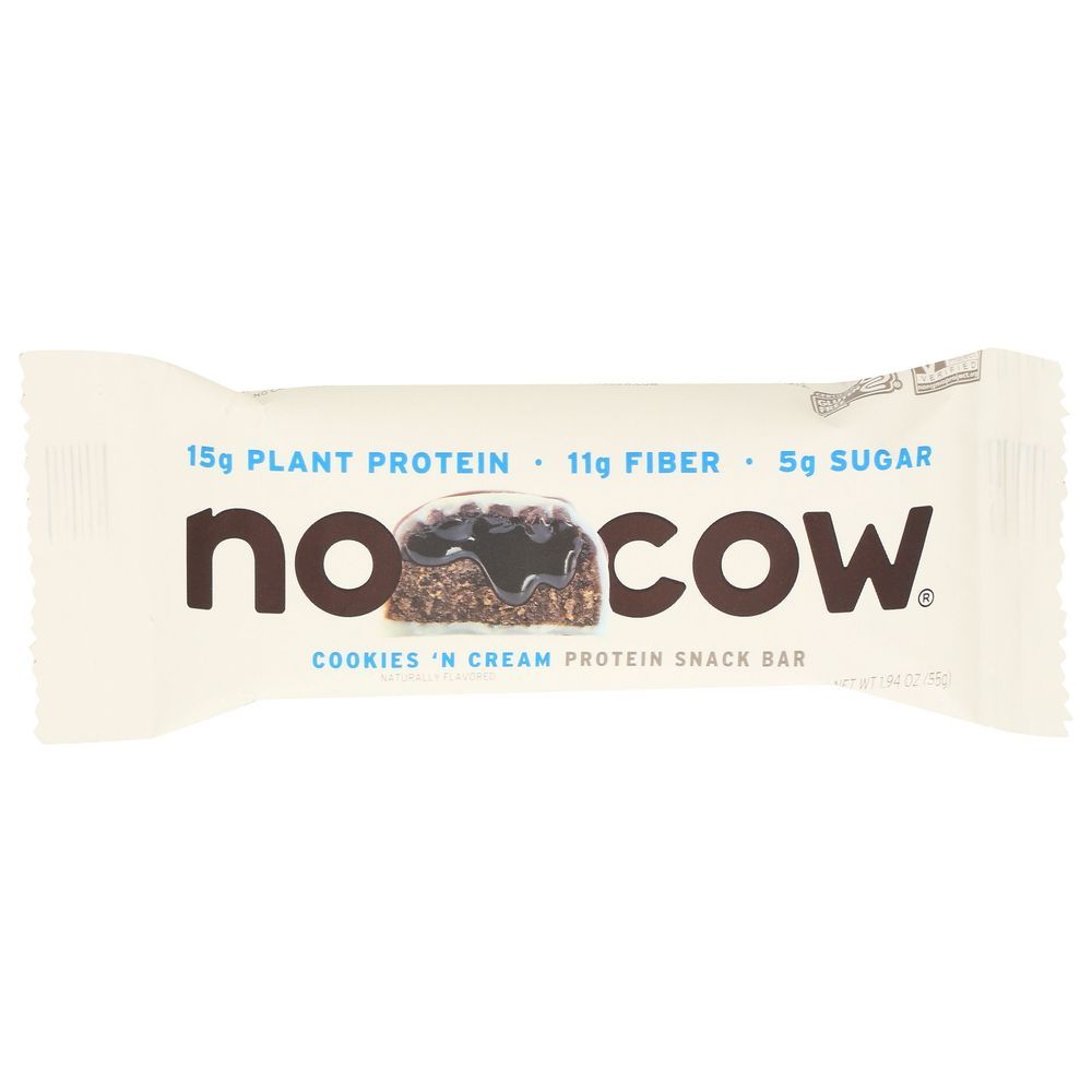 No Cow Cookies N Cream Protein Snack Bar, 1.94 Ounce -- 12 Per Case