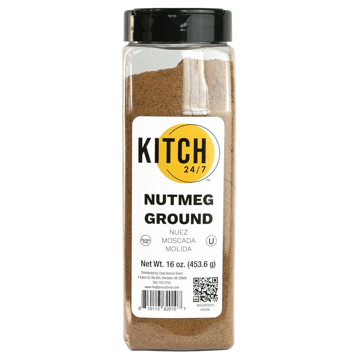 Kitch 24/7 Ground Nutmeg, 16 Ounce