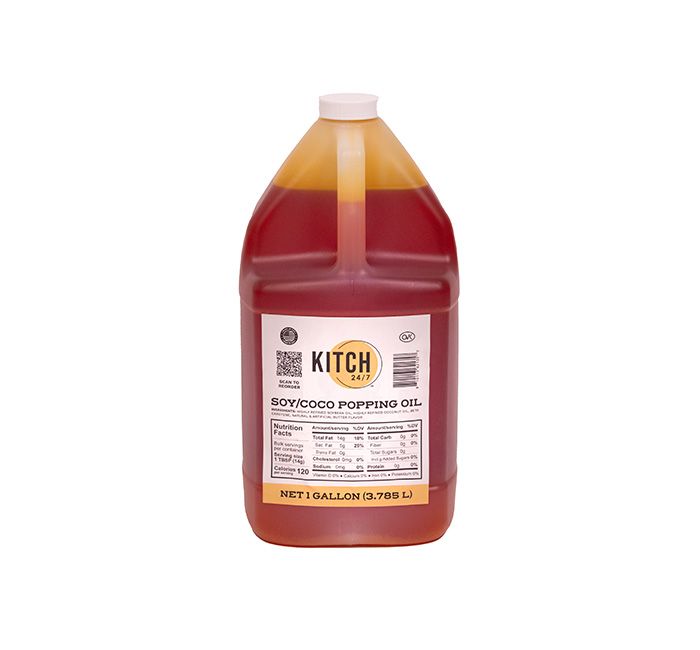 Kitch 24/7 Soy/coco Popping Oil, 1 Gallon -- 4 Per Case