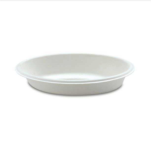 Responsible Products Oval No-pfas Added Compostable Molded Fiber Bowl, 20 Ounce Capacity -- 300 Per Case