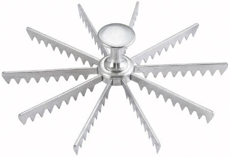 Winco Aluminum 10 Cut Pie Cake Marker