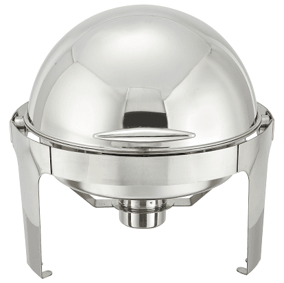 Winco Madison Round Roll Top Chafer