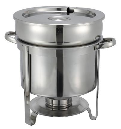 Winco Stainless Steel Soup Warmer, 11 Quart