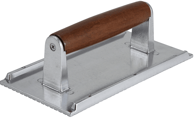 Winco Cast Aluminum Steak Weight, 9 X 5 Inch