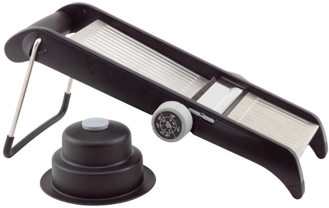 Winco Plastic Mandoline Slicer Set With Built-in Blades, 1 Set