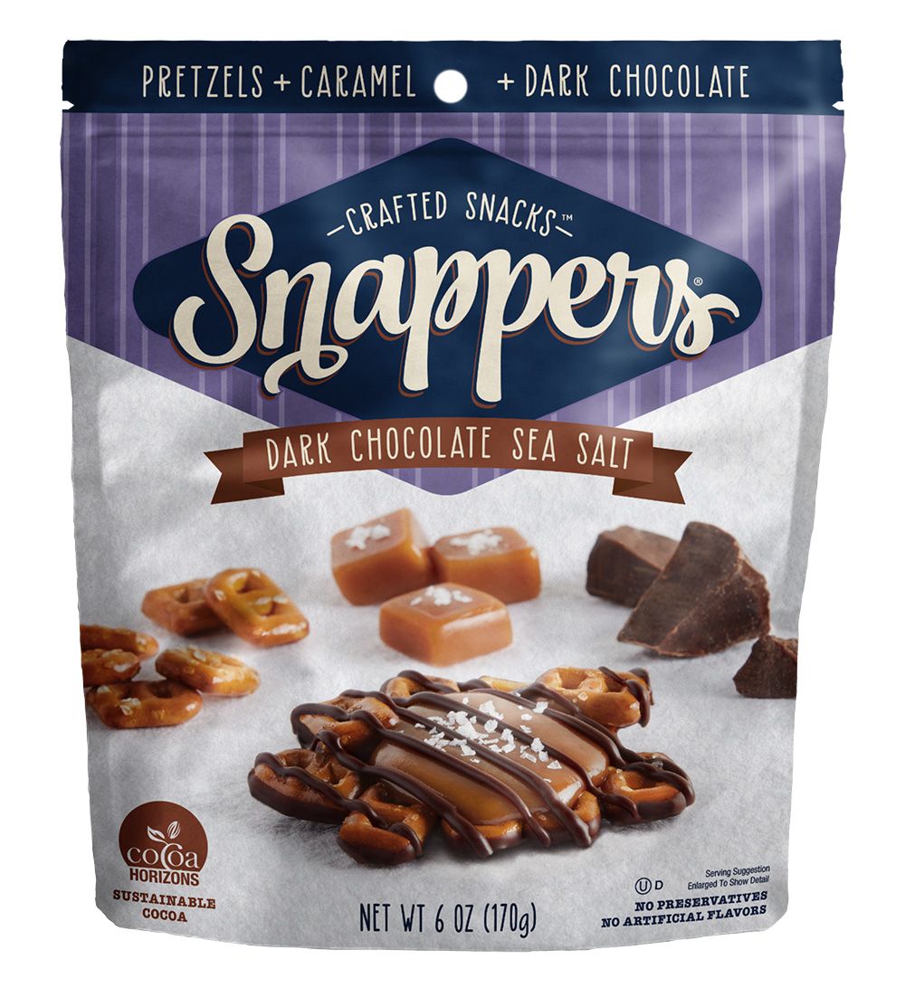 Snappers, Sea Salt Dark Chocolate, 6 Ounce -- 6 Per Case