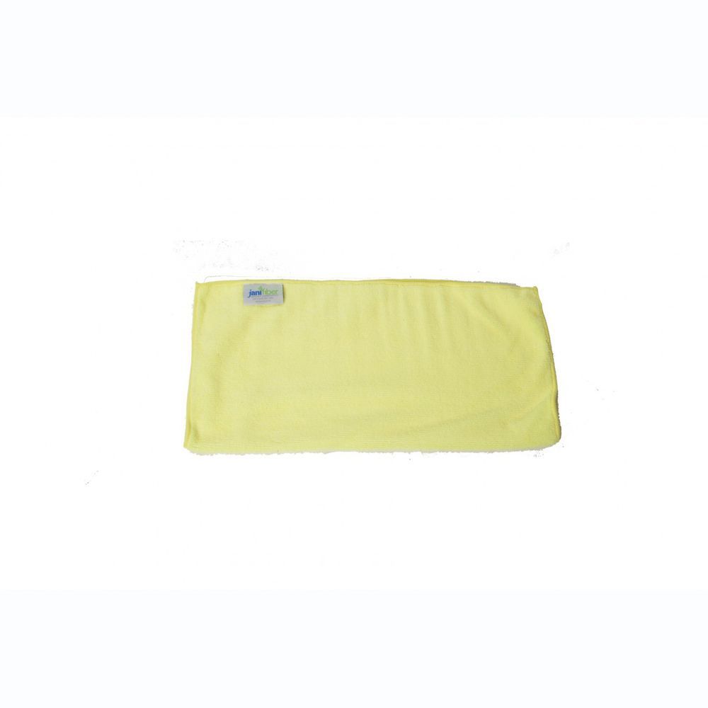 Janico Yellow Microfiber Standard Terry Cloth, 16 X 16 Inch -- 24 Per Case