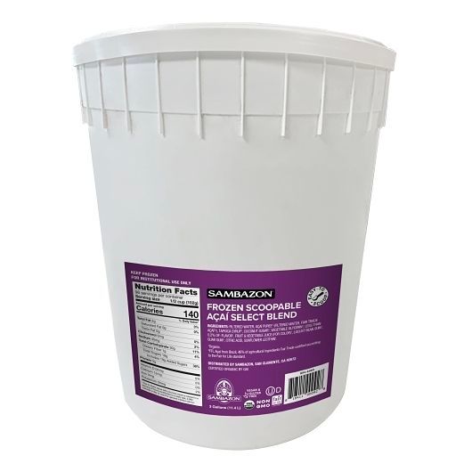 Sambazon Scoopable Acai Select Blend With Coconut Sugar, 3 Gallon