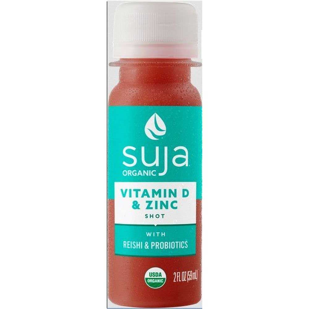 Suja Organic Vitamin D And Zinc Functional Shot, 2 Fluid Ounce -- 10 Per Case