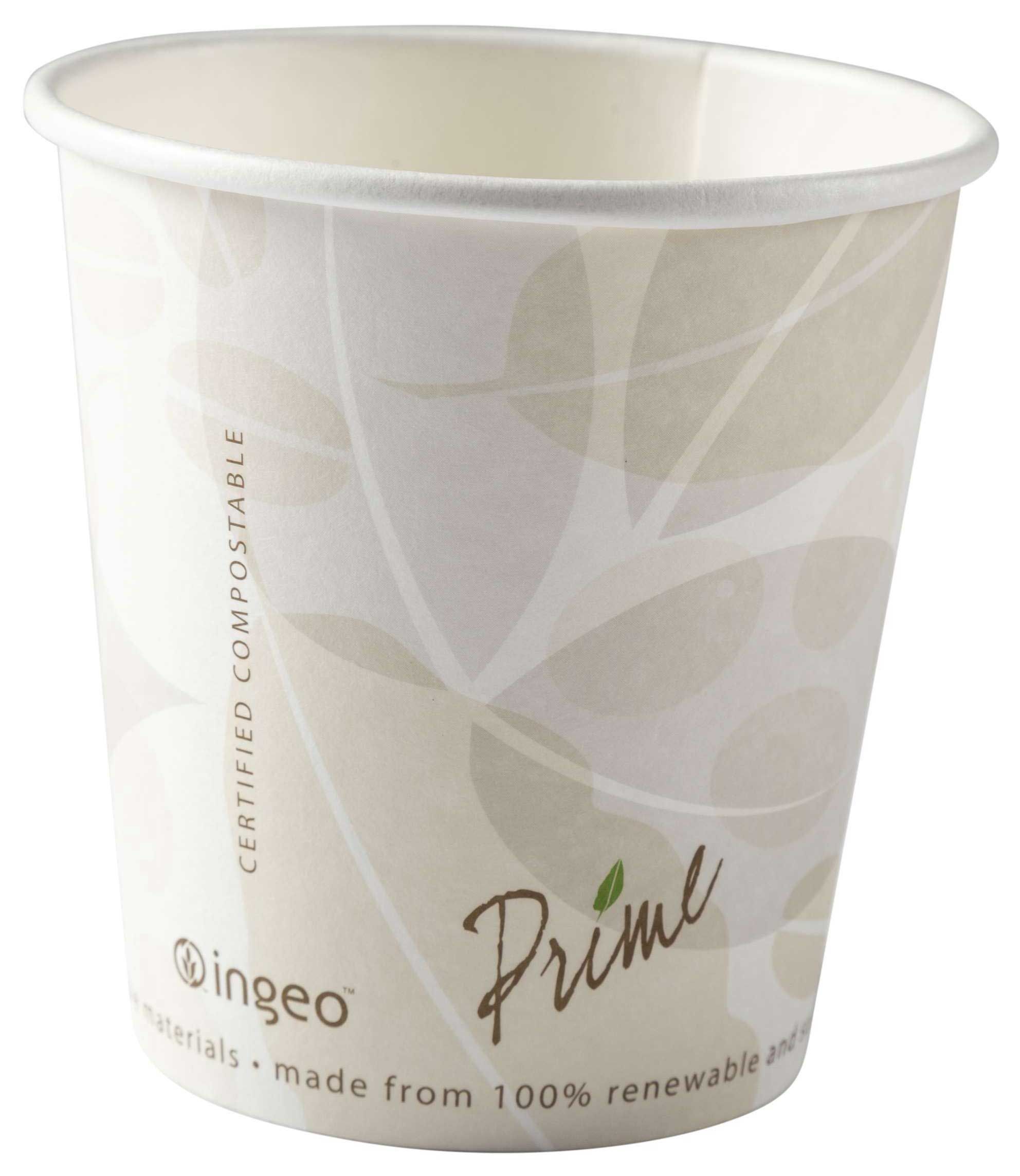 Primeware Pla Lined Compostable Hot Cup, 10 Ounce -- 1000 Per Case
