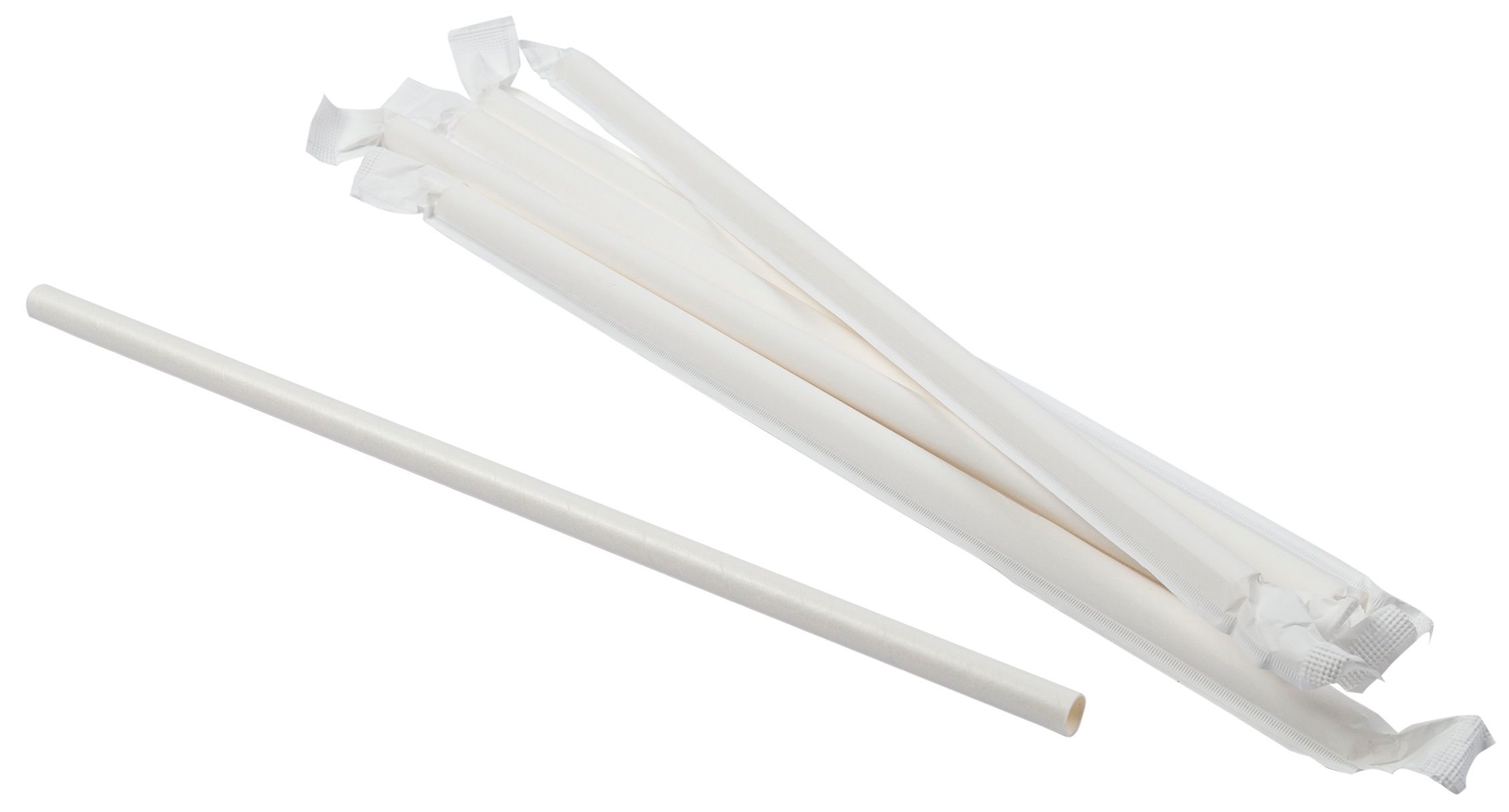 Primeware Giant Wrapped Paper Straw, 10.25 Inch -- 3600 Per Case