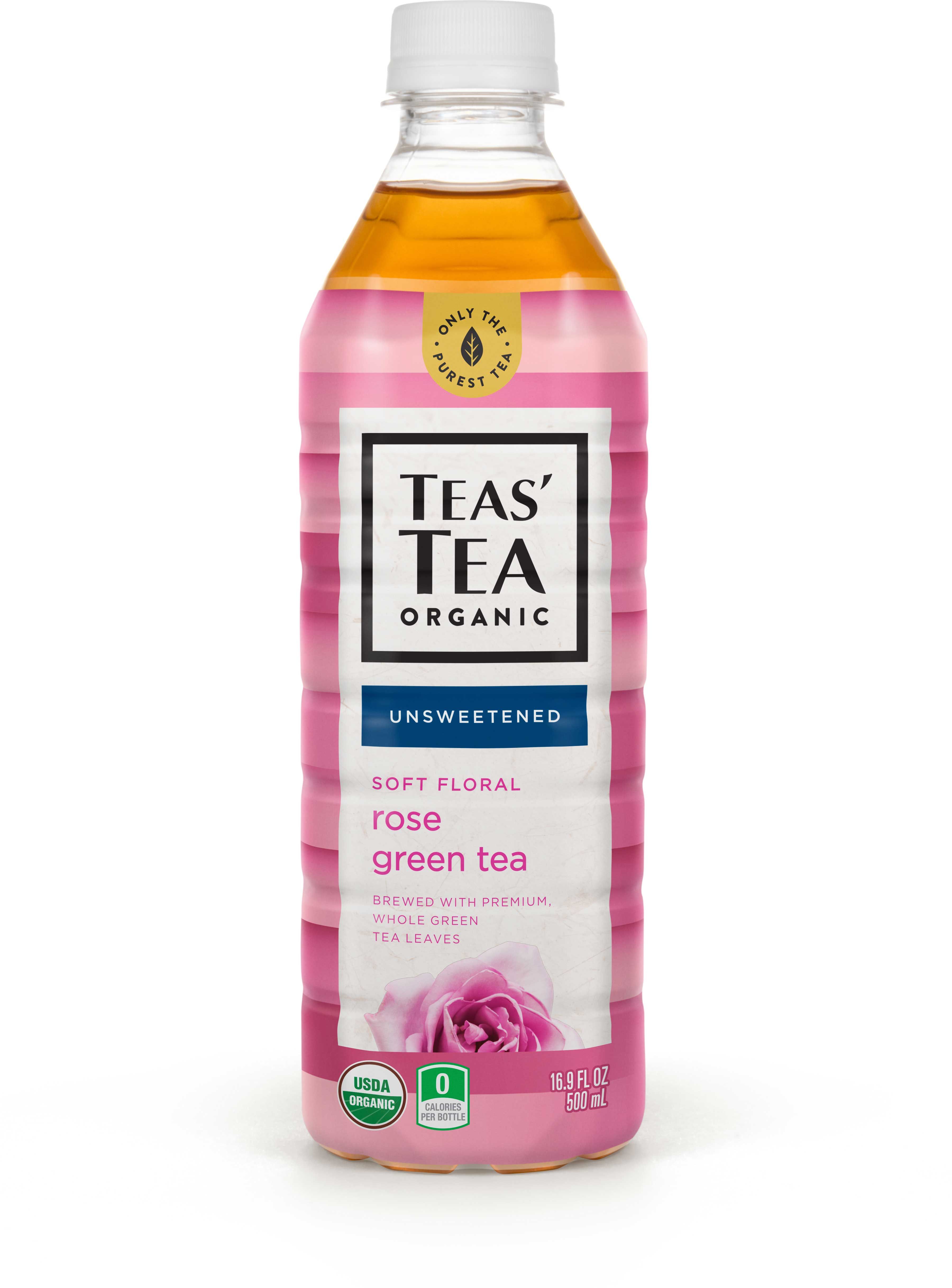 Teas' Tea Rose Green Tea, 16.9 Fluid Ounce -- 12 Per Case