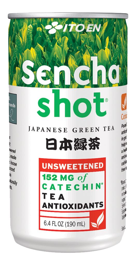 Ito En Sencha Shot Japanese Green Tea, 6.4 Fluid Ounce -- 30 Per Case