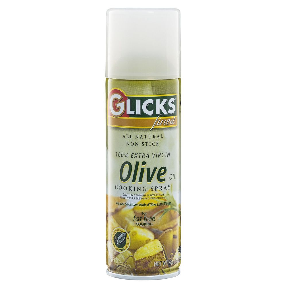 Glicks Extra Virgin Olive Oil Cooking Spray, 5 Ounce -- 12 Per Case
