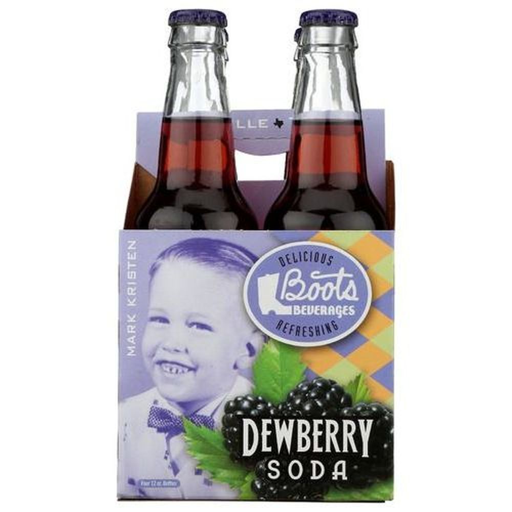 Boots Beverages Dewberry Soda, 48 Fluid Ounce -- 6 Per Case