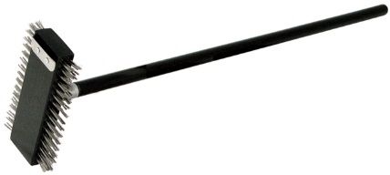 Winco Stainless Steel Bristles Pizza Oven Broiler Brush, 30 Inch Handle