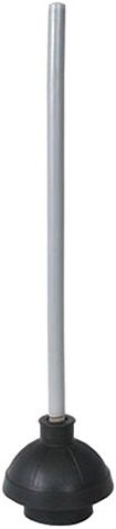 Winco Toilet Plunger With Wooden Handle, 19 Inch