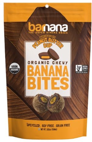Barnana Organic Peanut Butter Cup Banana Bites, 3.5 Ounce -- 12 Per Case