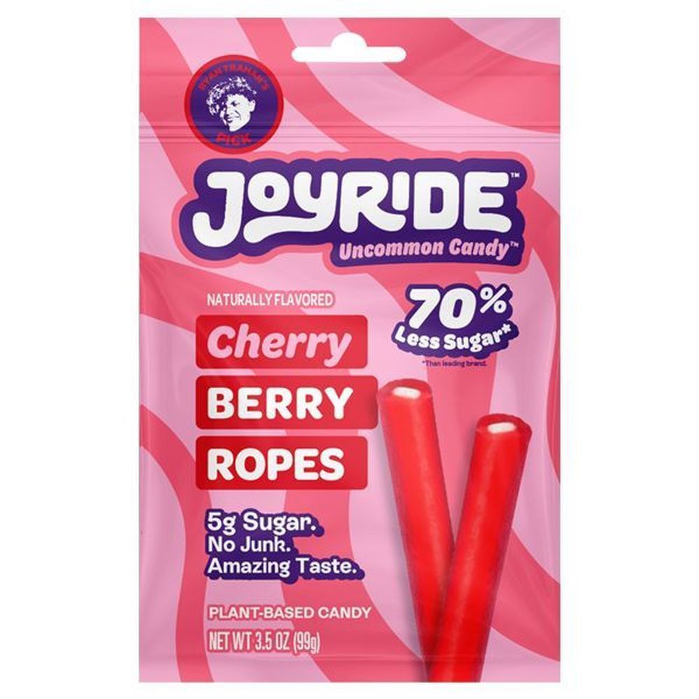 Joyride Cherry Berry Ropes Candy, 3.5 Ounce -- 10 Per Case