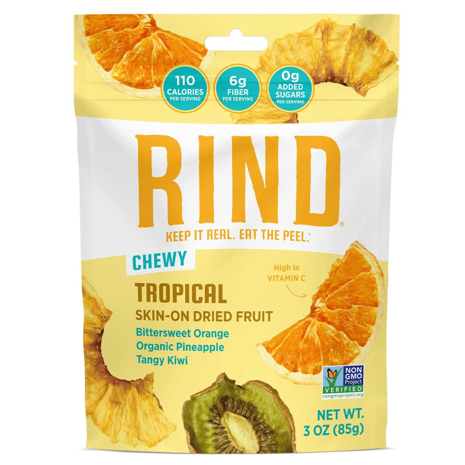 Rind Tropical Dried Fruit Blend, 3 Ounce -- 6 Per Case