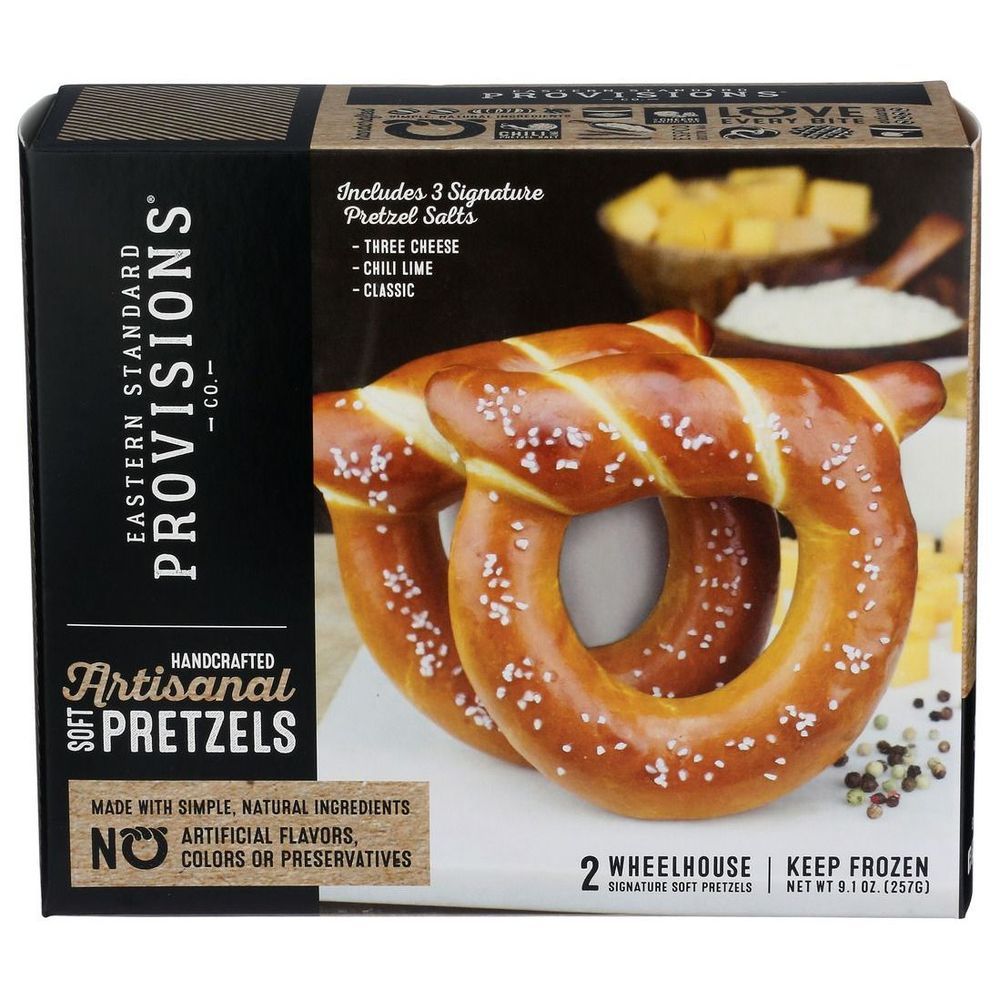 Eastern Standard Provisions Handcrafted Wheelhouse Signature Artisanal Soft Pretzel, 8.8 Ounce -- 6 Per Case
