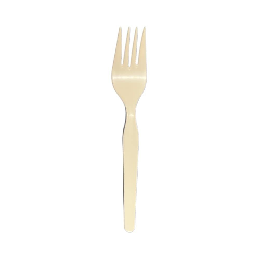Strawfish Natural Medium Weight Biodegradable Fork, 6 Inch -- 1000 Per Case